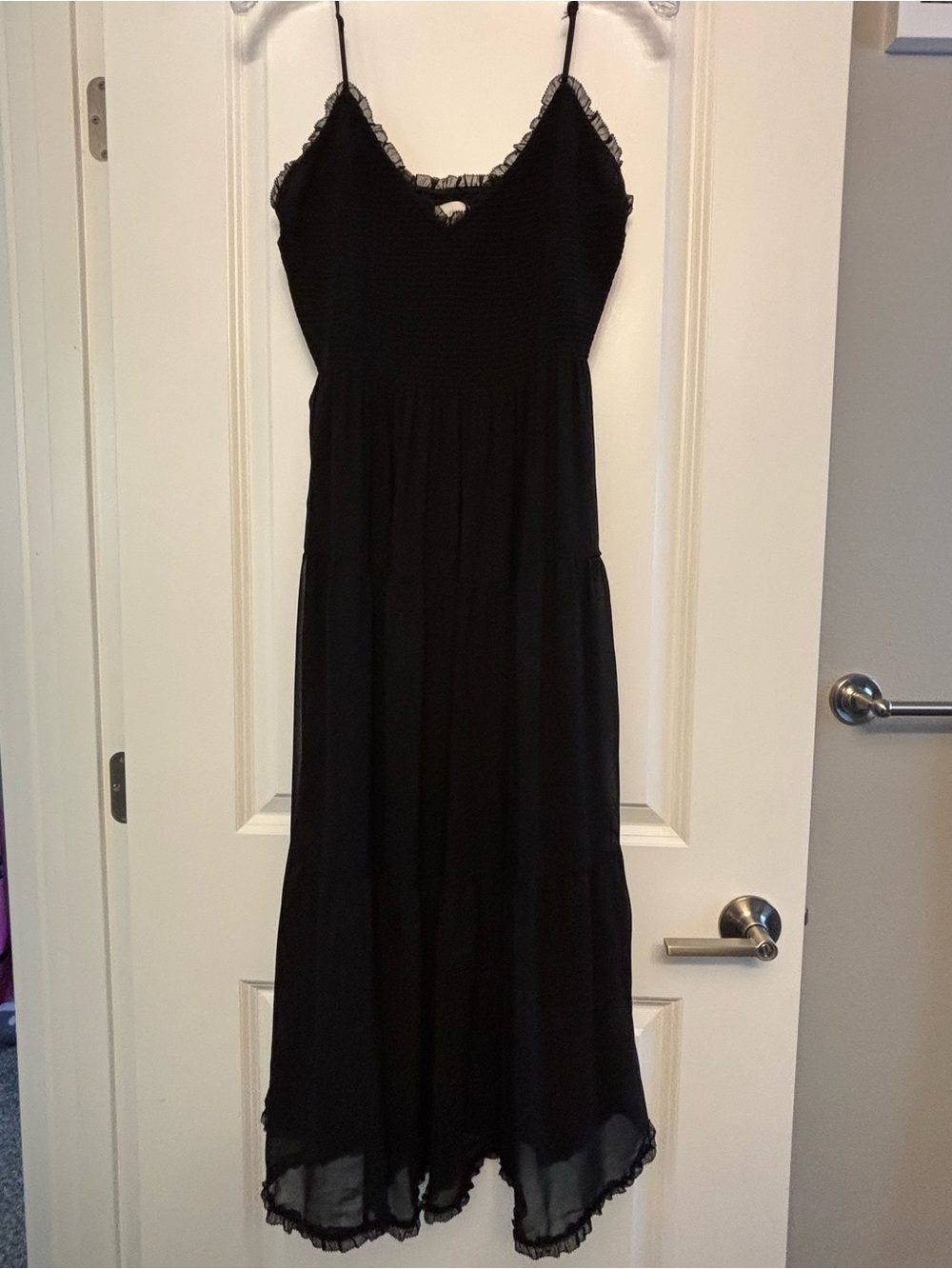 Black Spaghetti Strap Maxi Dress - Wilfred